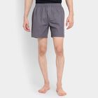 Men's 100% Cotton Boxers , Light Grey, small image number null