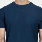 Men's Round Neck Half Sleeves T-Shirt, टील ब्लू, small image number null
