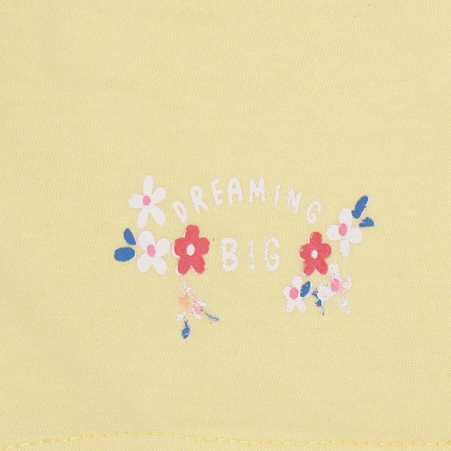 Infants' 100% Cotton Half Pant , पीला, large image number null