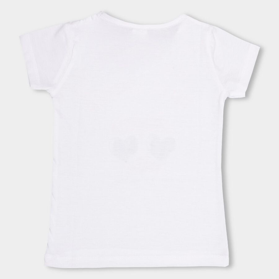 Girls' T-Shirt , White, large image number null