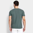 Men's Round Neck Half Sleeves T-Shirt , Dark Green, small image number null