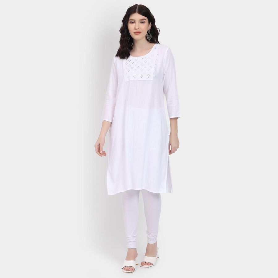 Ladies' Kurta , Off White, large image number null