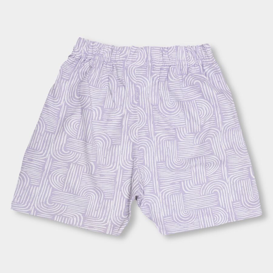 Girls' Pull Ups Shorts, Light Grey, large image number null