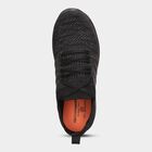 Men's Dusty Charcoal Black Lace-Up Sports Shoes, काला, small image number null