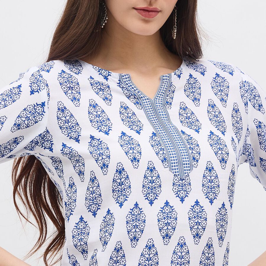 Ladies' Kurti, सफ़ेद, large image number null