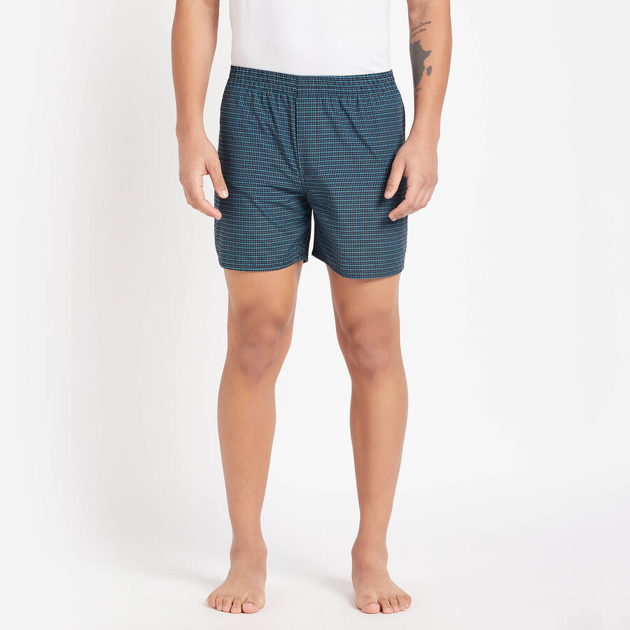 Checks Boxers, Dark Grey, large image number null