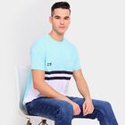Men's 100% Cotton Round Neck Half Sleeves T-Shirt, Sky Blue, small image number null