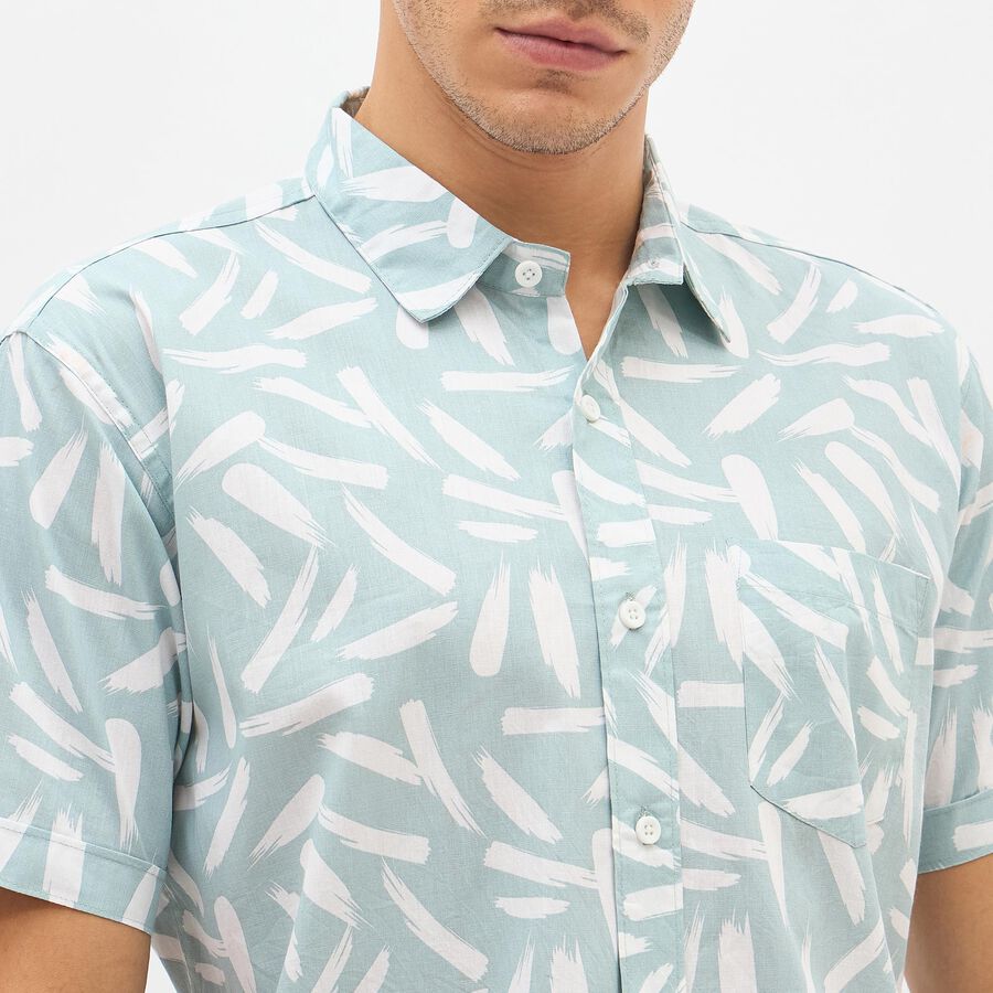 Men's Casual Shirt, Light Green, large image number null