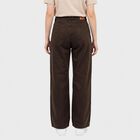 Women's Brown Straight Fit Classic Jeans, Brown, small