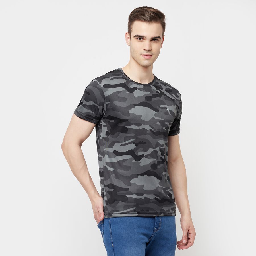Printed Drifit T-Shirt, Dark Grey, large image number null