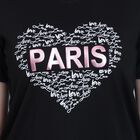 Ladies' Round Neck T-Shirt , Black, small image number null