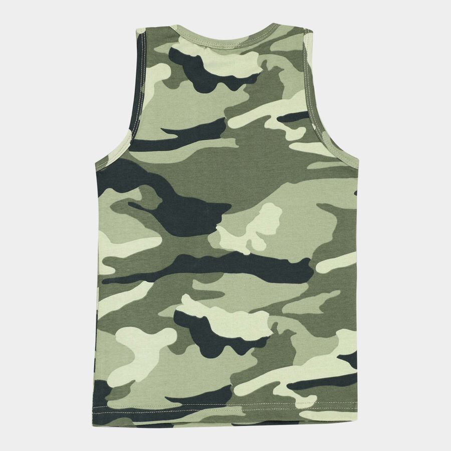Boys All Over Print T-Shirt, Olive, large image number null