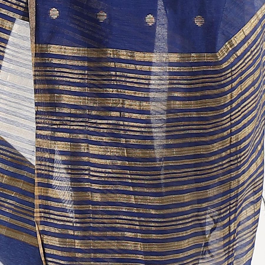 Ladies' Regular Dupatta, Royal Blue, large image number null