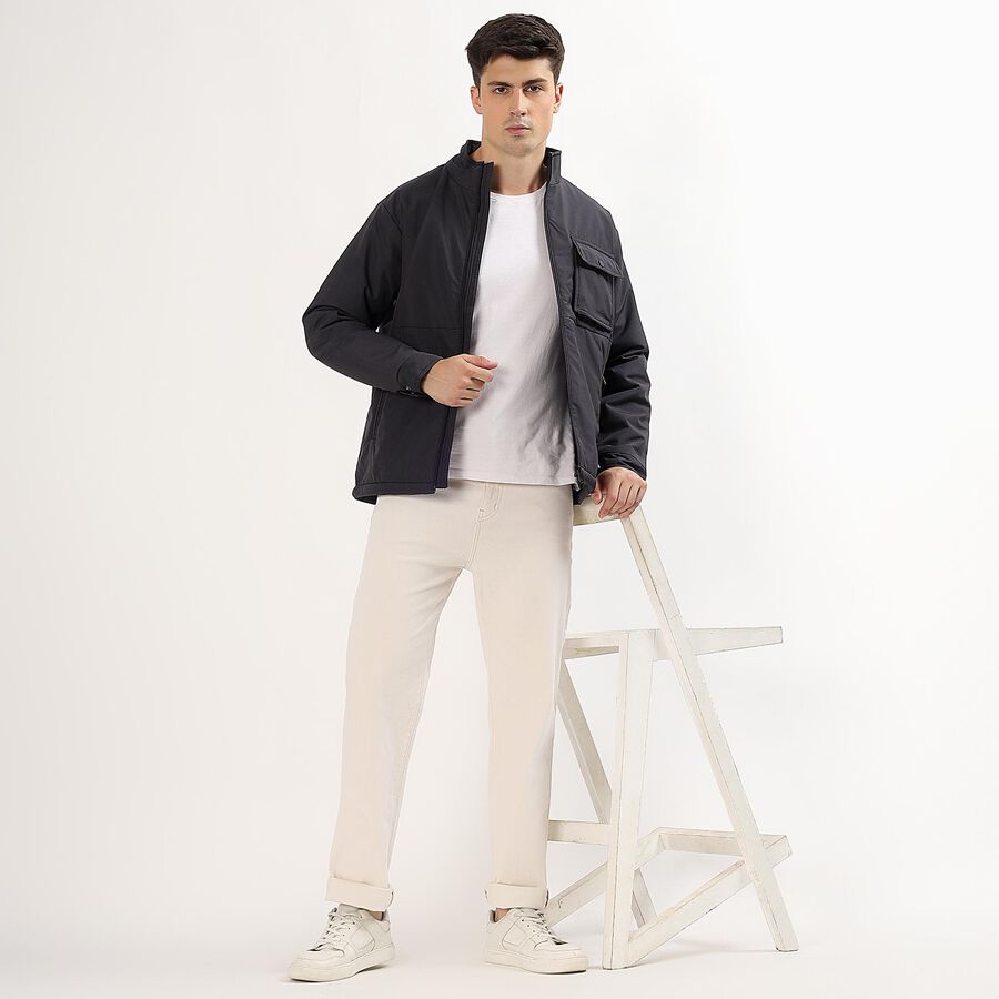 Men's Jacket, गहरा ग्रे, large image number null