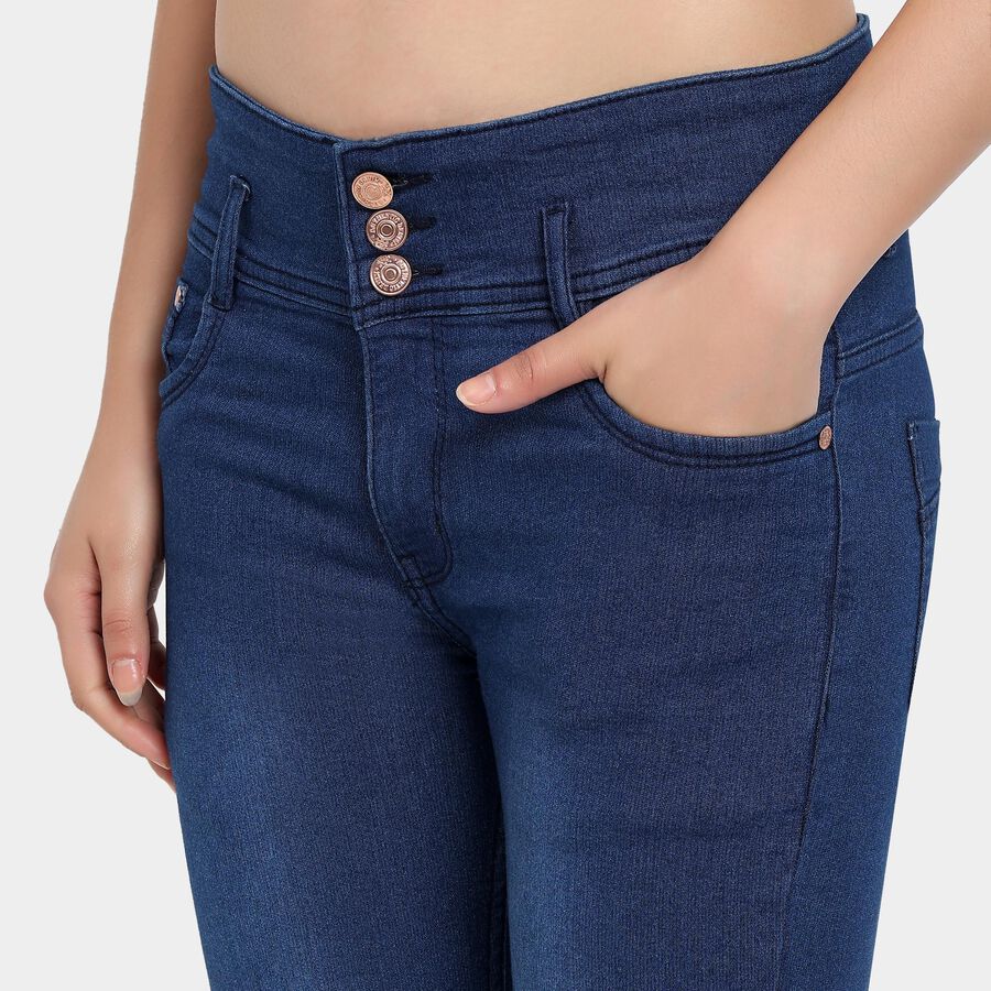 Ladies' Jeans, Dark Blue, large image number null
