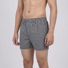 Men's Navy Blue Regular Fit Solid Boxers, Navy Blue, small