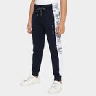 Boys' Navy Blue Camouflage Panel Cotton Blend Pyjama, Navy Blue, small image number null