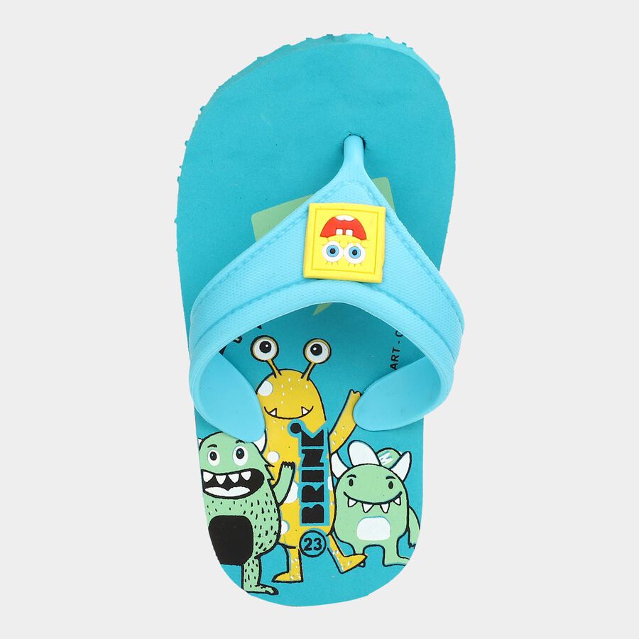 Infants' Slipper, Aqua, large image number null