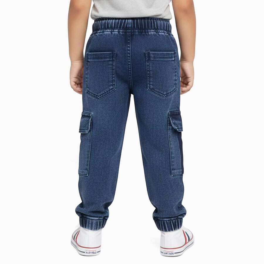 Boys' Jeans, गहरा नीला, large image number null