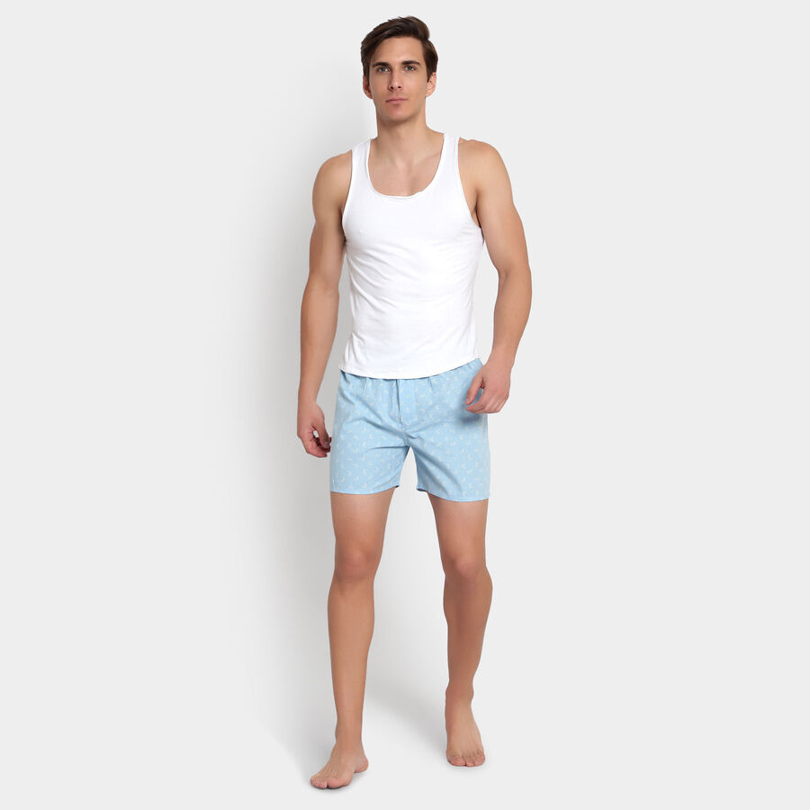 Cotton Printed Boxers, Light Grey, large image number null