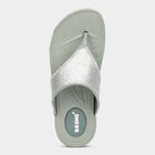 Womens Moulded Sliders, Green, small image number null