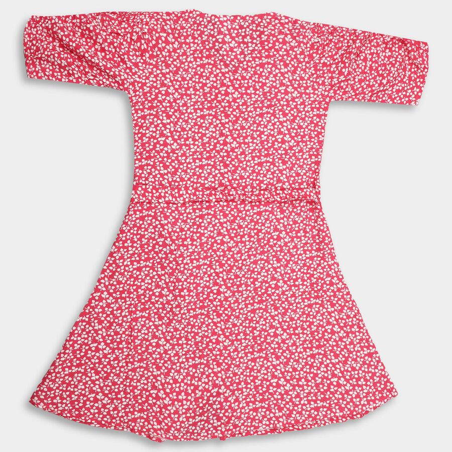 Girls' Dress , हल्का गुलाबी, large image number null