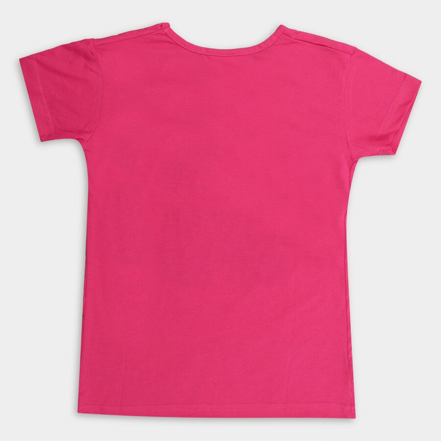 Girl's T-Shirt, Fuchsia, large image number null
