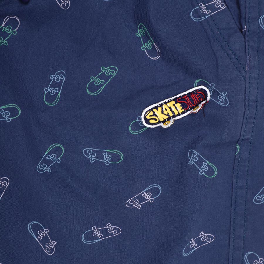Boys' 100% Cotton Jamaicans , नेवी ब्लू, large image number null