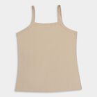 Girls' 100% Cotton Vest , गहरा पीला, small image number null