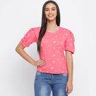 Round Neck T-Shirt, Coral, small image number null