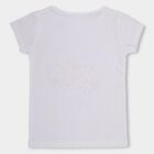 Girls' 100% Cotton T-Shirt , सफ़ेद, small image number null