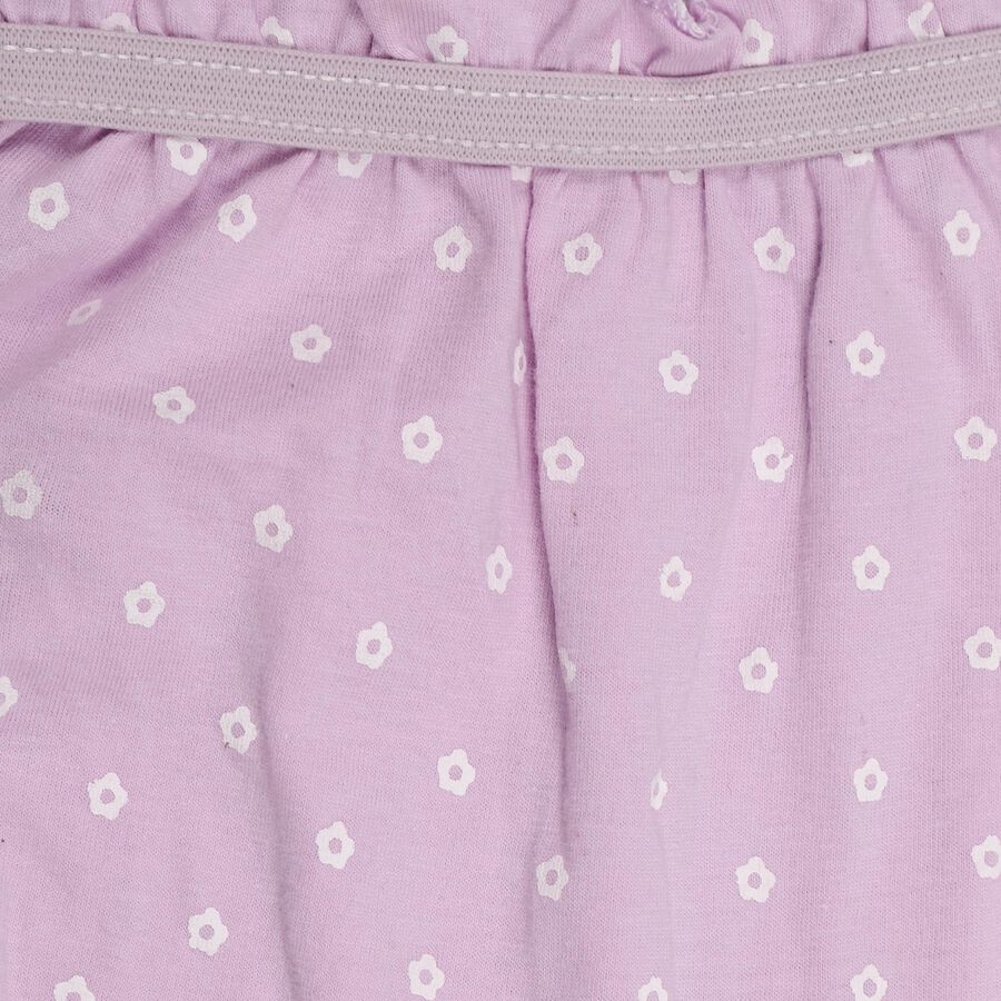 Girls' 100% Cotton Basic Bloomer , Lilac, large image number null