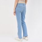 Women's Midnight Navy Blue Skinny Fit High-Rise Jeans, हल्का नीला, small