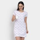 Ladies' 100% Cotton Nighty , White, small image number null