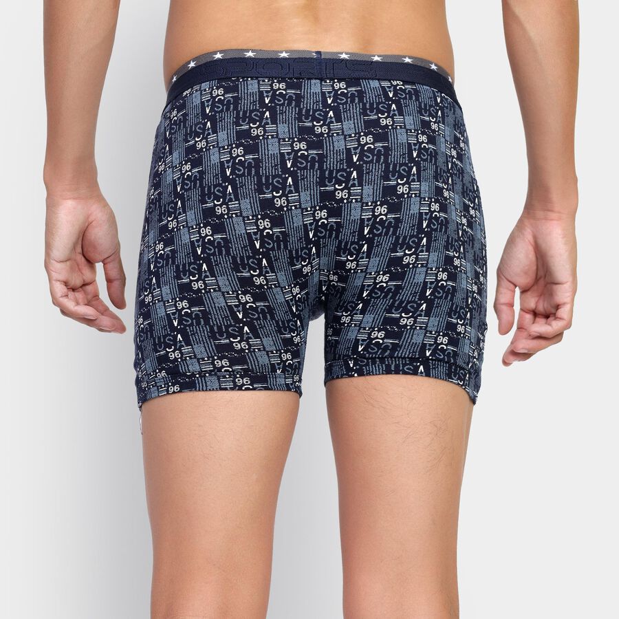 Men's 100% Cotton Trunks , Navy Blue, large