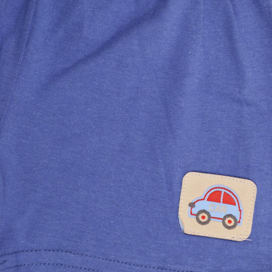 Infant Boys' 100% Cotton Baba Suit , Mid Blue, large image number null