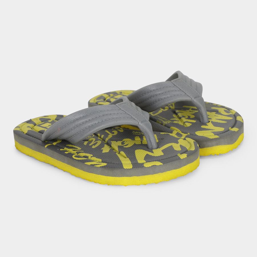 Boys' Slipper, ग्रे, large