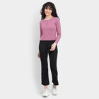 Solid Trousers, काला, small image number null