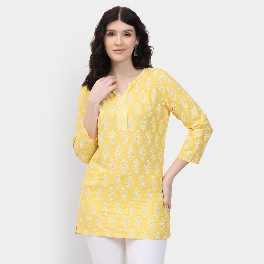 Ladies' Kurti, Mustard, large