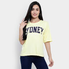 Round Neck T-Shirt, Mustard, small image number null