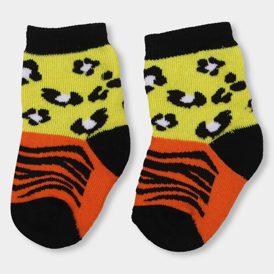 Infants' Socks (Pack of 2), Black, large image number null
