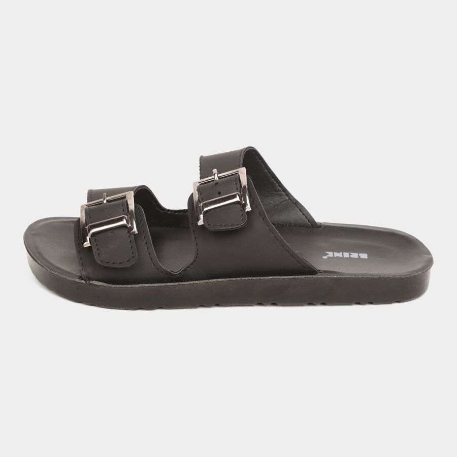 Mens Floater Sandals, काला, large image number null