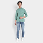 Cotton Checks Casual Shirt, Light Green, small image number null