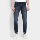 Men's Slim Fit Jeans, गहरा नीला, small image number null