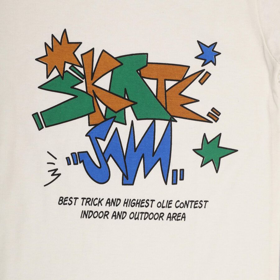 Boys' T-Shirt , Off White, large image number null