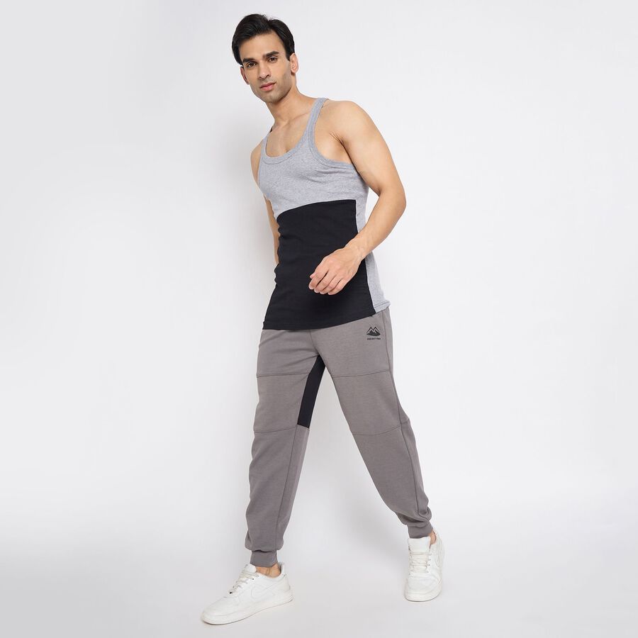 Men's Gym T-Shirt, Melange Light Grey, large