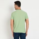 Men's Round Neck Half Sleeves T-Shirt, हल्का हरा, small image number null