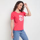 Ladies' Round Neck T-Shirt, Coral, small image number null