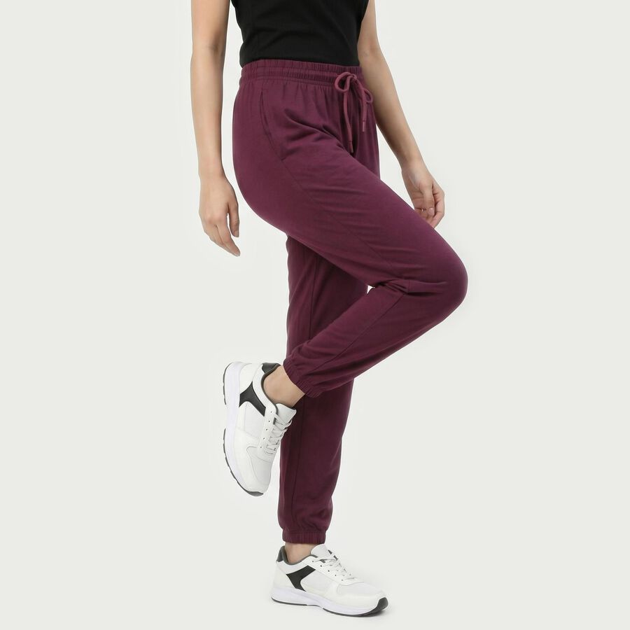 Ladies' Track Pants, Purple, large