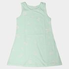 Girls' Frock, हल्का हरा, small